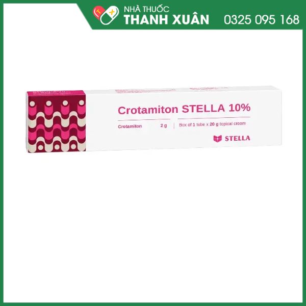 Crotamiton Stella 10% điều trị các triệu chứng ngứa